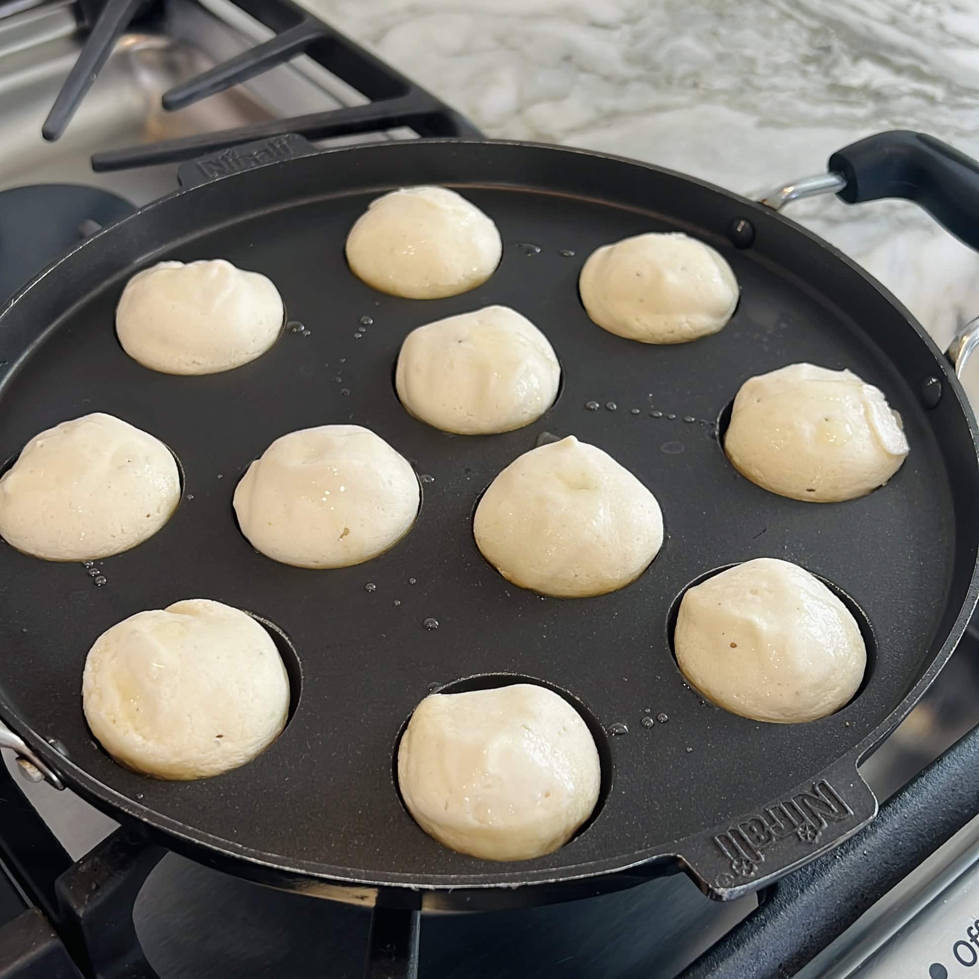 appe pan with dahi vada 