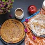 pumpkin parathas