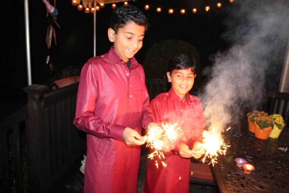 Diwali celebrations - Sparklers