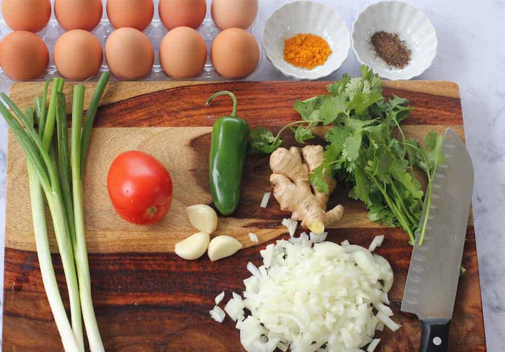 Egg Bhurji Ingredients