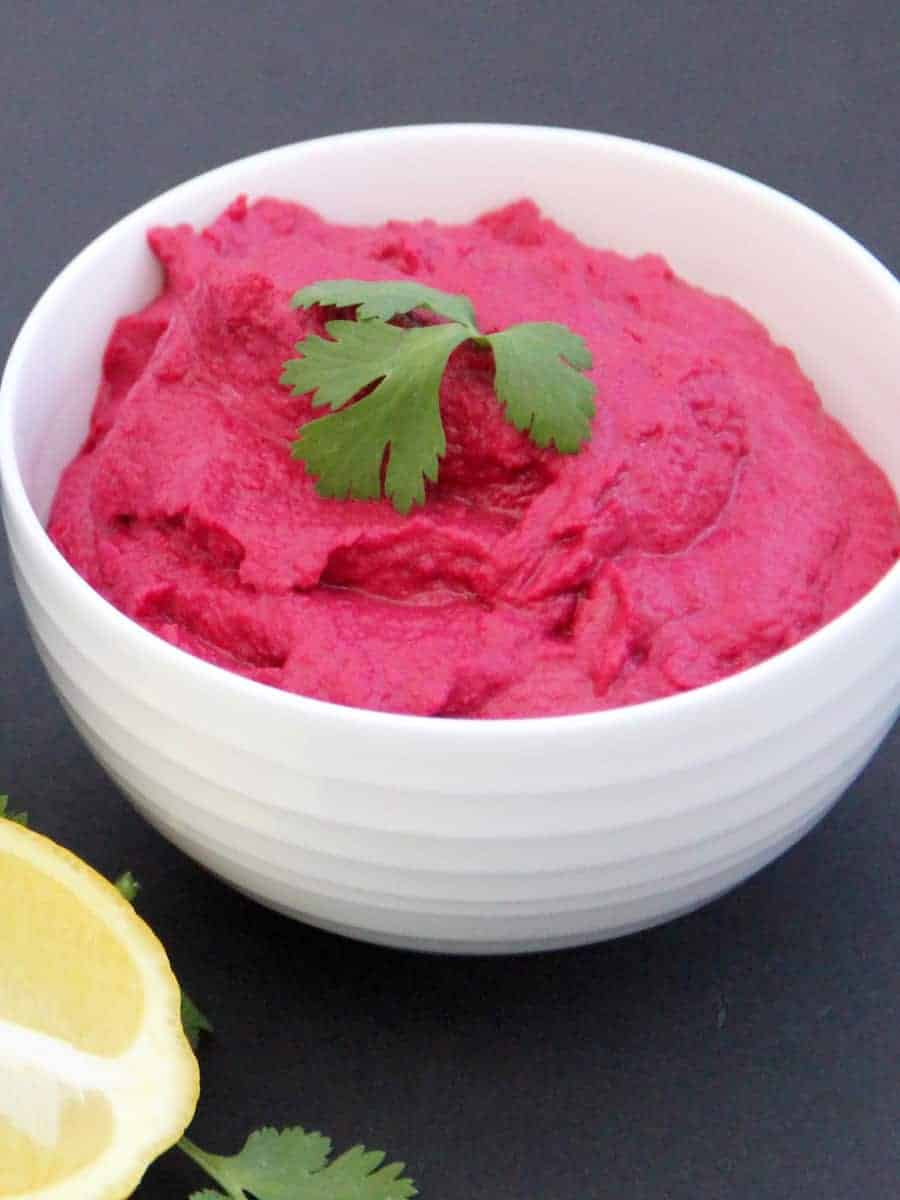 roasted beet and cashew garlic sauce