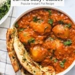 Dum aloo with naan