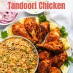 Tandoori Chicken platter with pulao