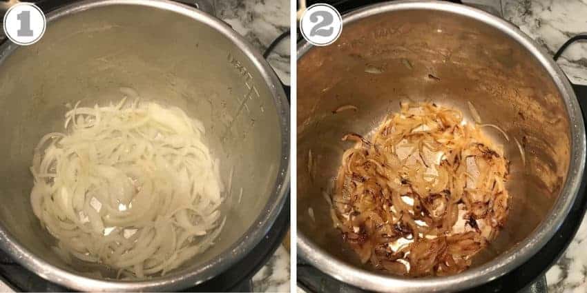 caramalizing onions 