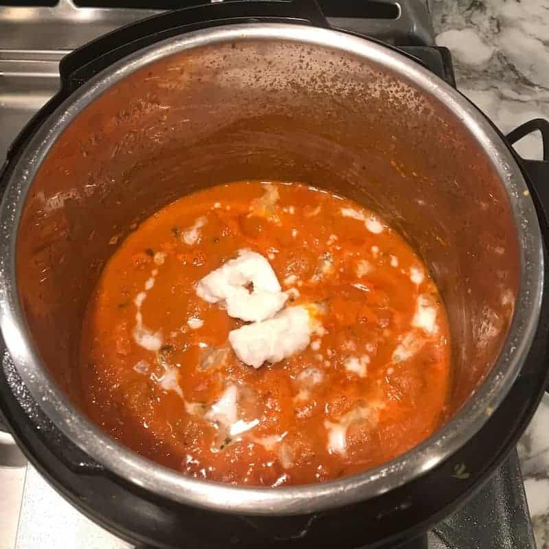 kofta curry with coconut cream