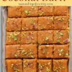 pinterest pin for mango coconut burfi