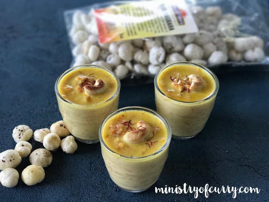 carrot makhana kheer
