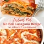Instant Pot lasagna