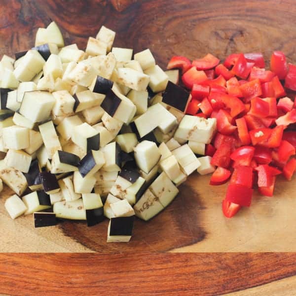 Eggplant and Red Pepper Spread