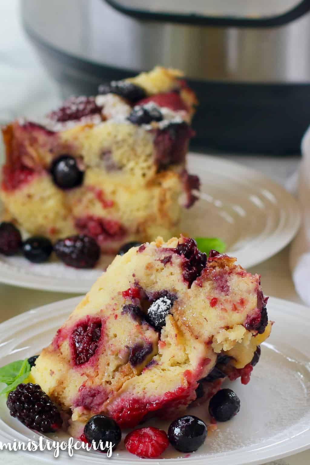 summer berry pudding instant pot