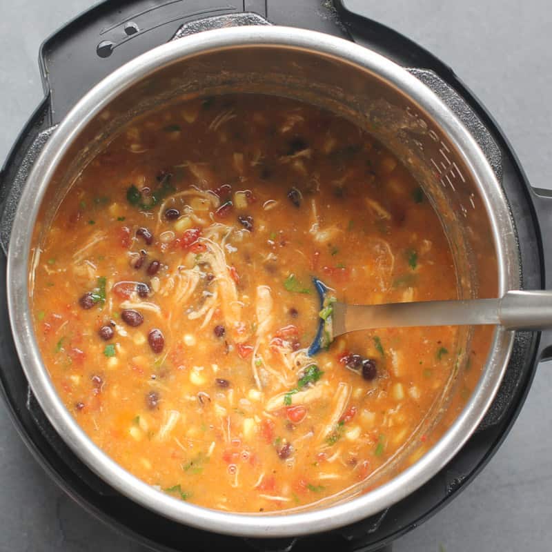 Tortilla Soup in the Instant Pot