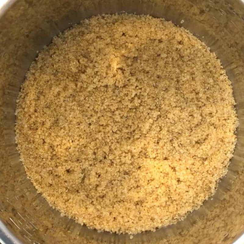 Cooked quinoa
