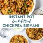 chickpea biryani