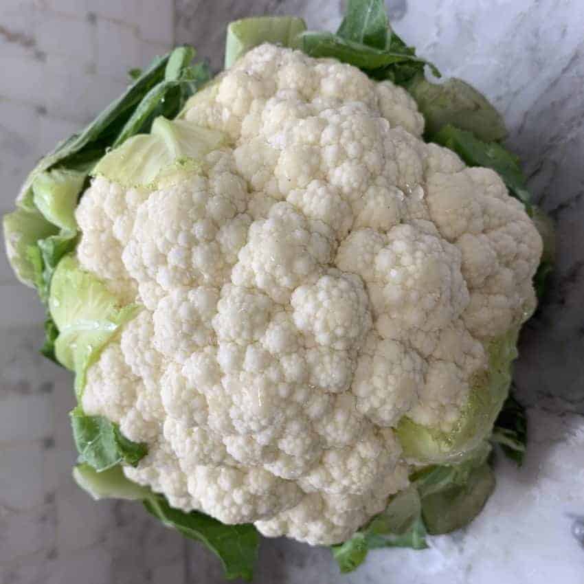 whole cauliflower head 