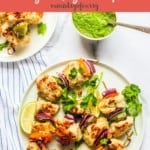 chicken tikka skewers
