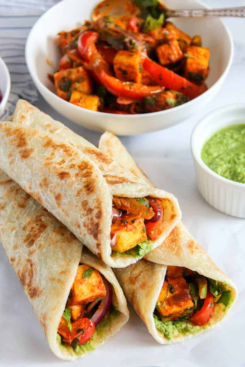 Paneer Kathi Rolls