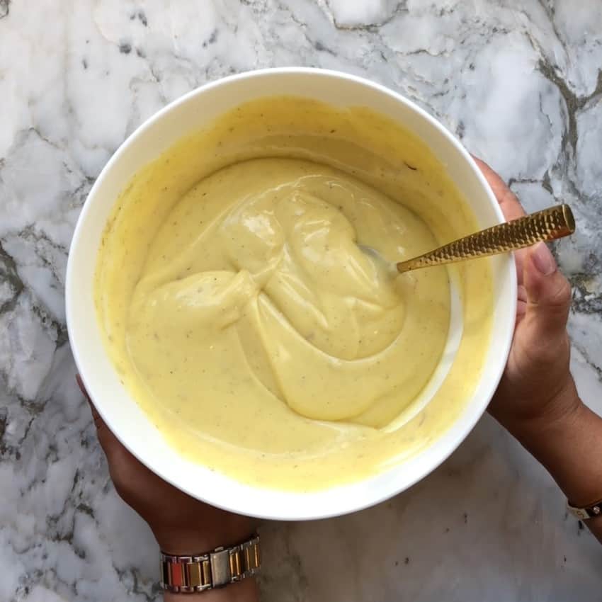 vanilla pudding with cardamom & saffron 