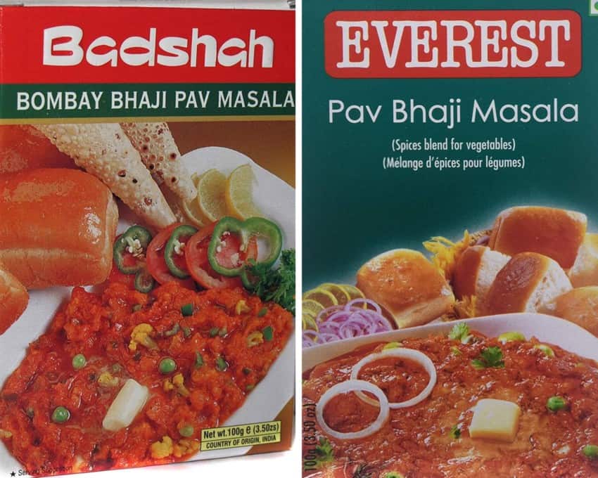 Ready made pav bhaji masala packs 