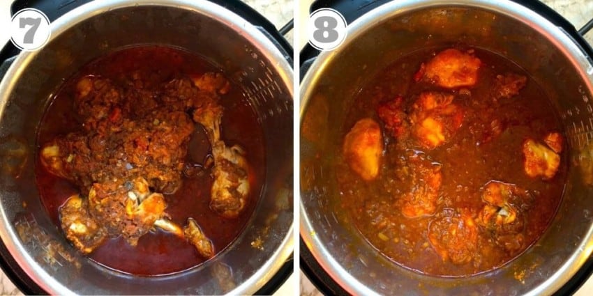 pressure cooked doro wat 