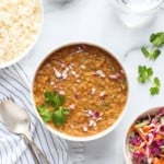 Misir Wot - Ethiopian lentil stew served with rice