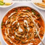 pinterest pin for mushroom masala