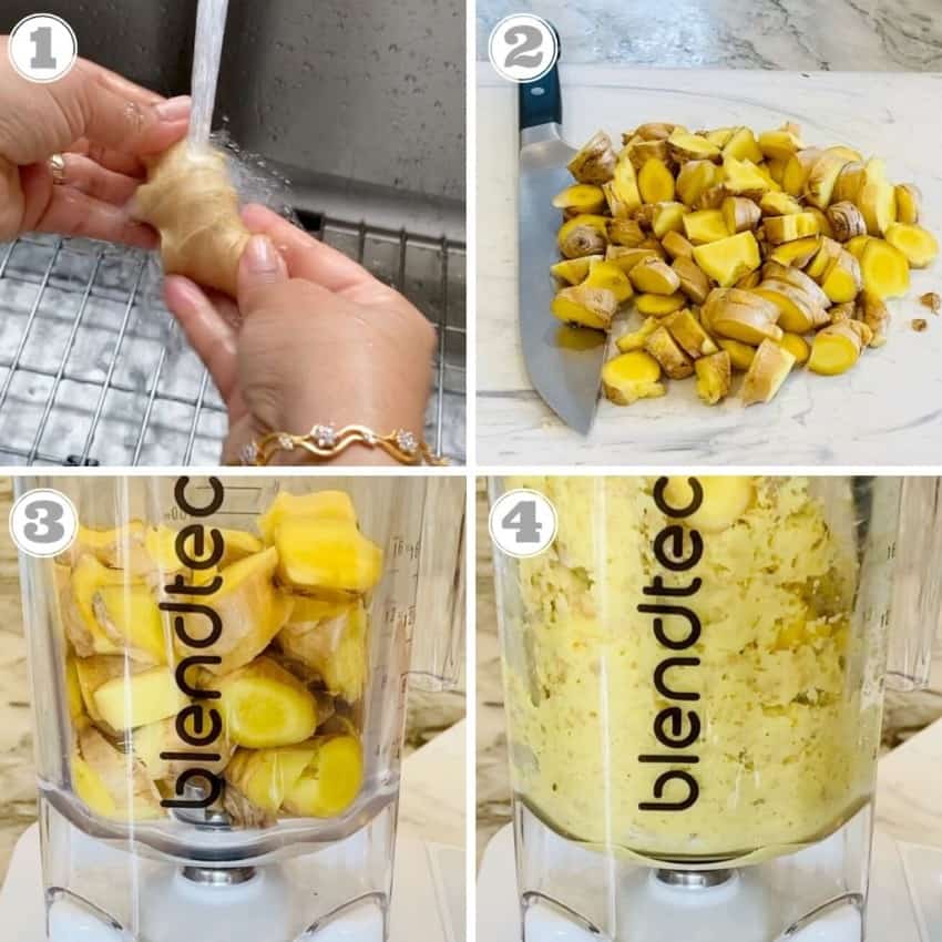 how to make ginger paste 