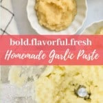 homemade garlic paste