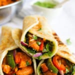 chicken kathi rolls