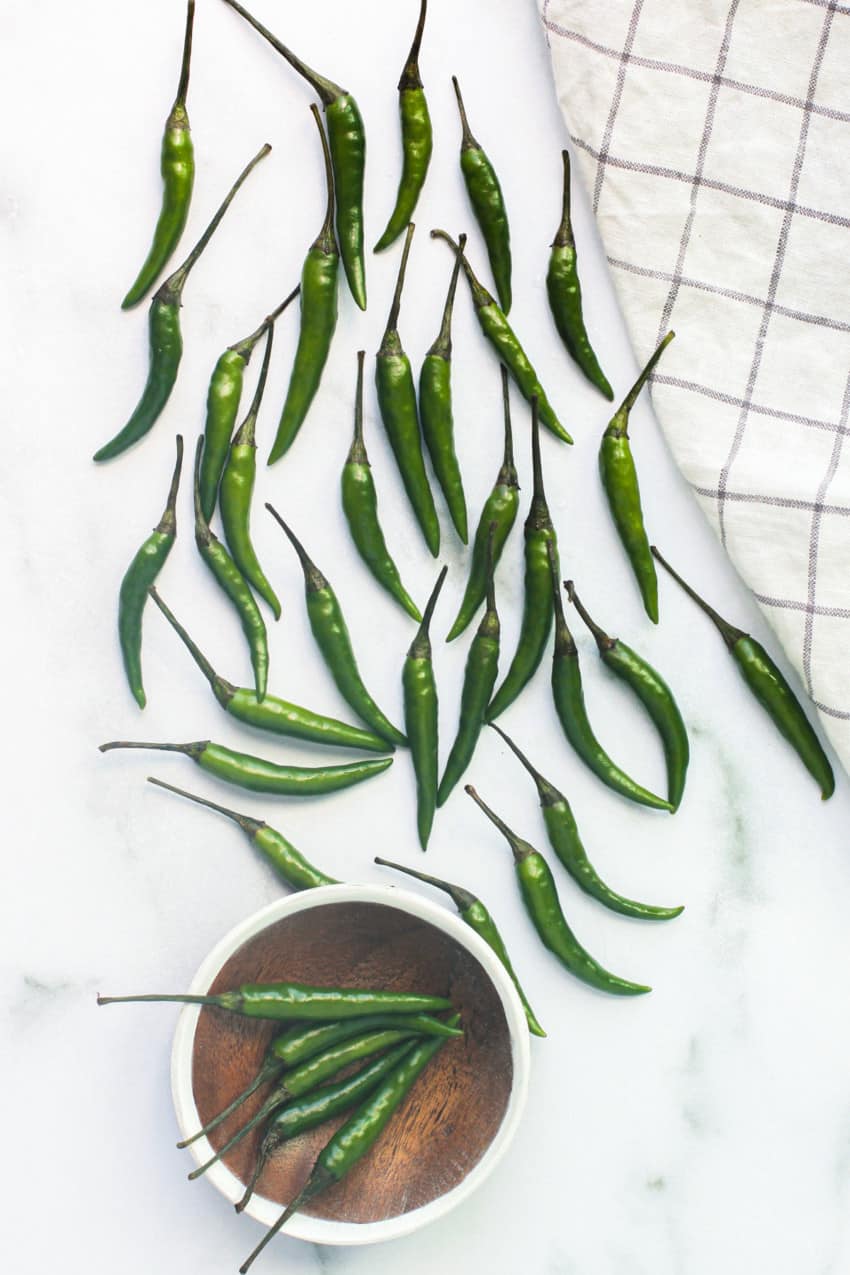 Indian Green Chiles
