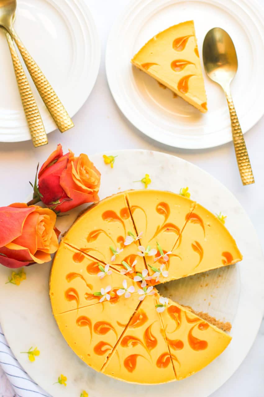 mango cheese cake 
