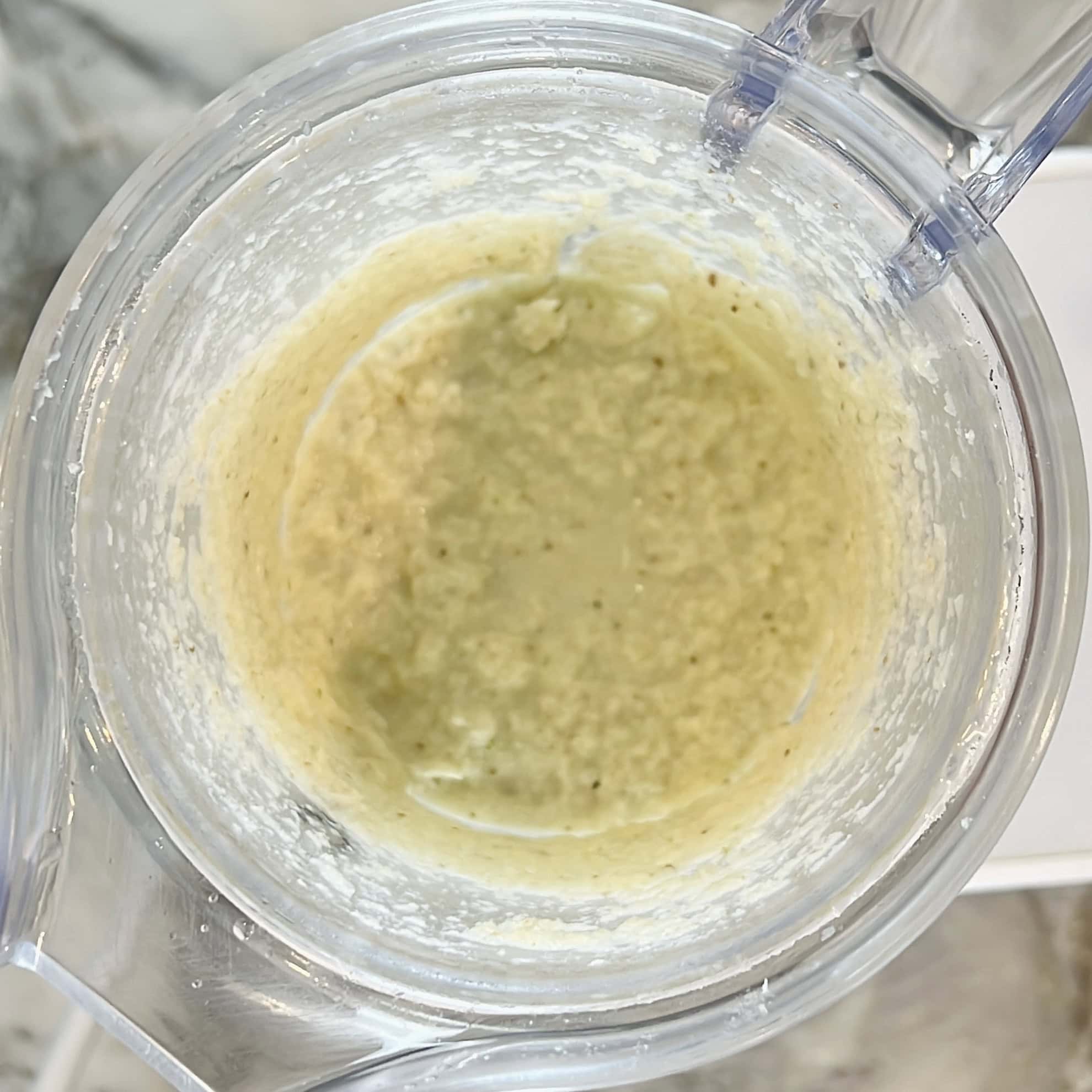 blended coconut chutney.
