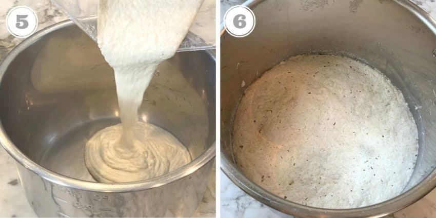 fermenting idli batter 