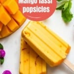 mango lasso popsicles