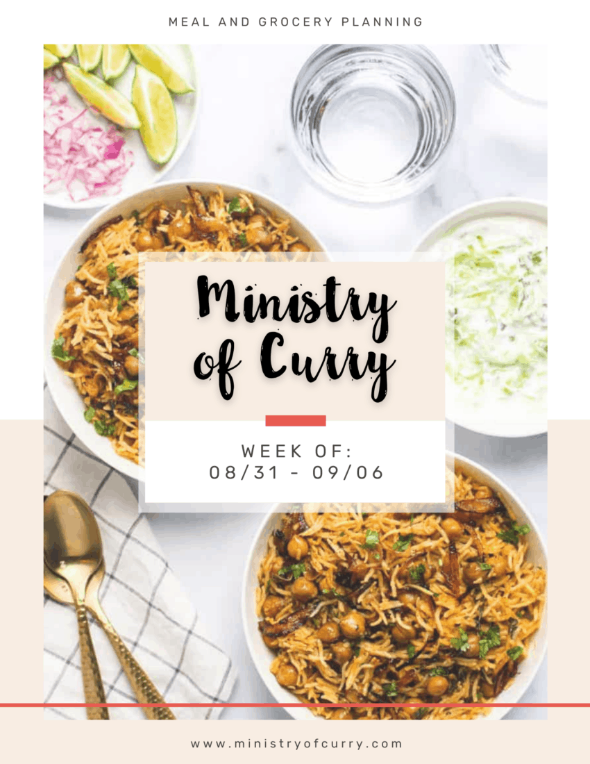 weekly meal plan 