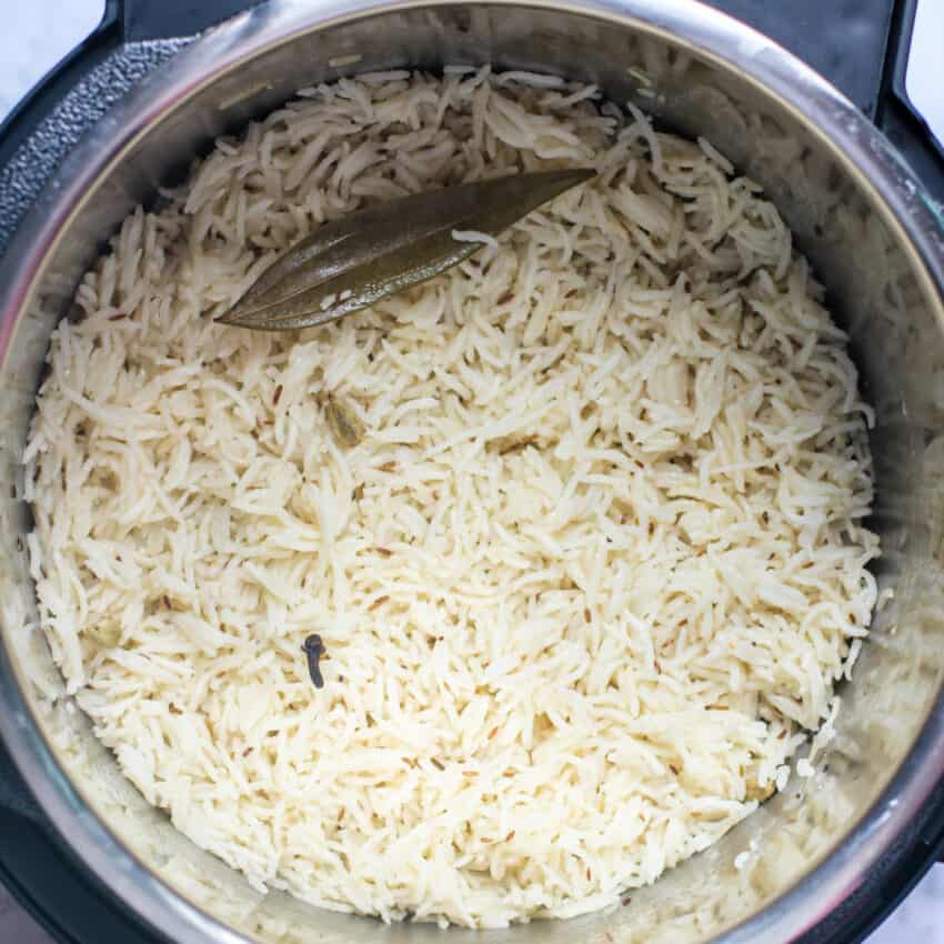 jeera rice in Instant Pot