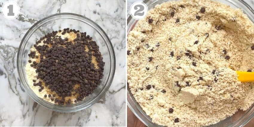 dry ingredients for banana bread 