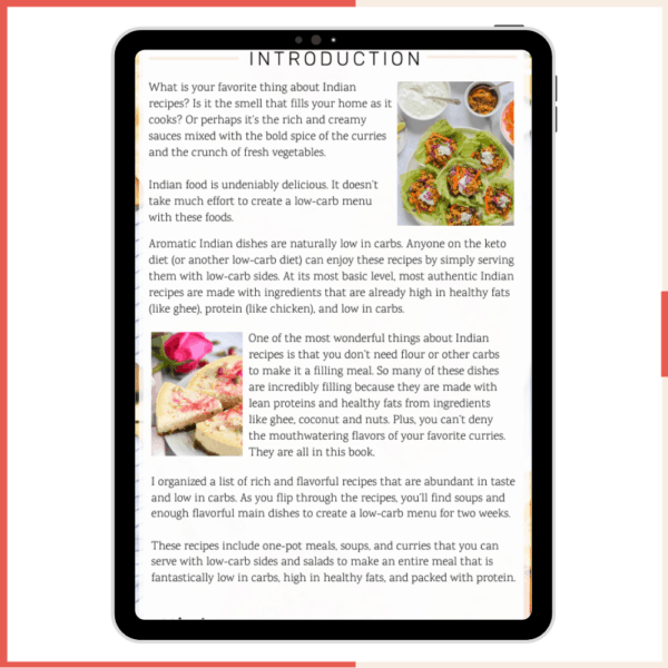 25 Low Carb Indian Recipes eBook - Image 4