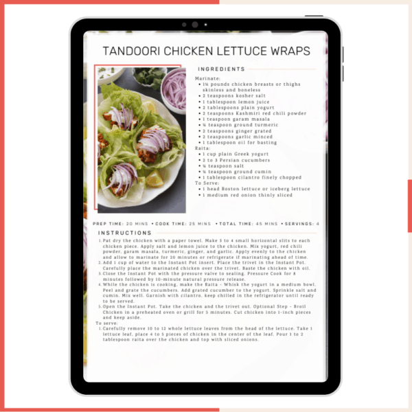 25 Low Carb Indian Recipes eBook - Image 5
