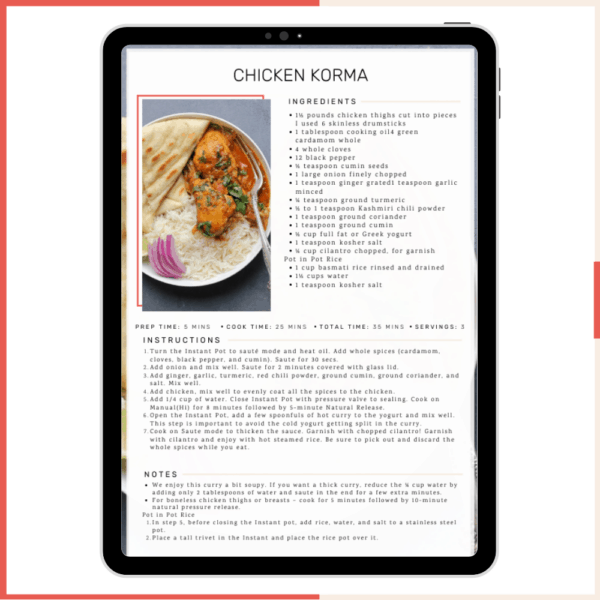 25 Low Carb Indian Recipes eBook - Image 3