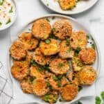 Air fried zucchini chips
