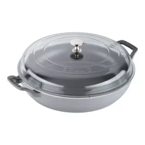 staub cast iron braiser in gray - must have for home cooks