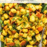 pinterest pin for bread upma.