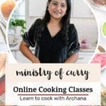 photo collage for online cooking class