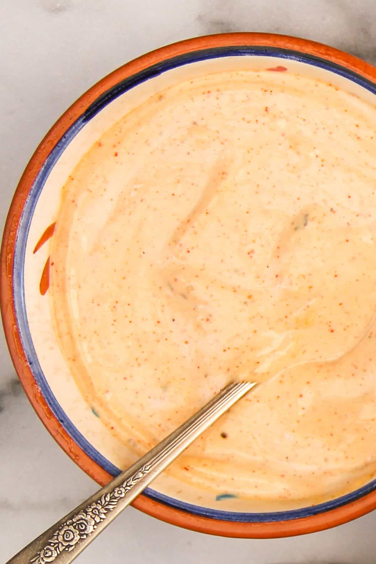 Baja Sauce in a bowl 