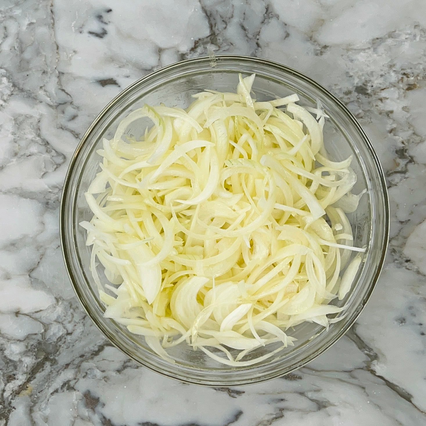 onions mixed in ghee