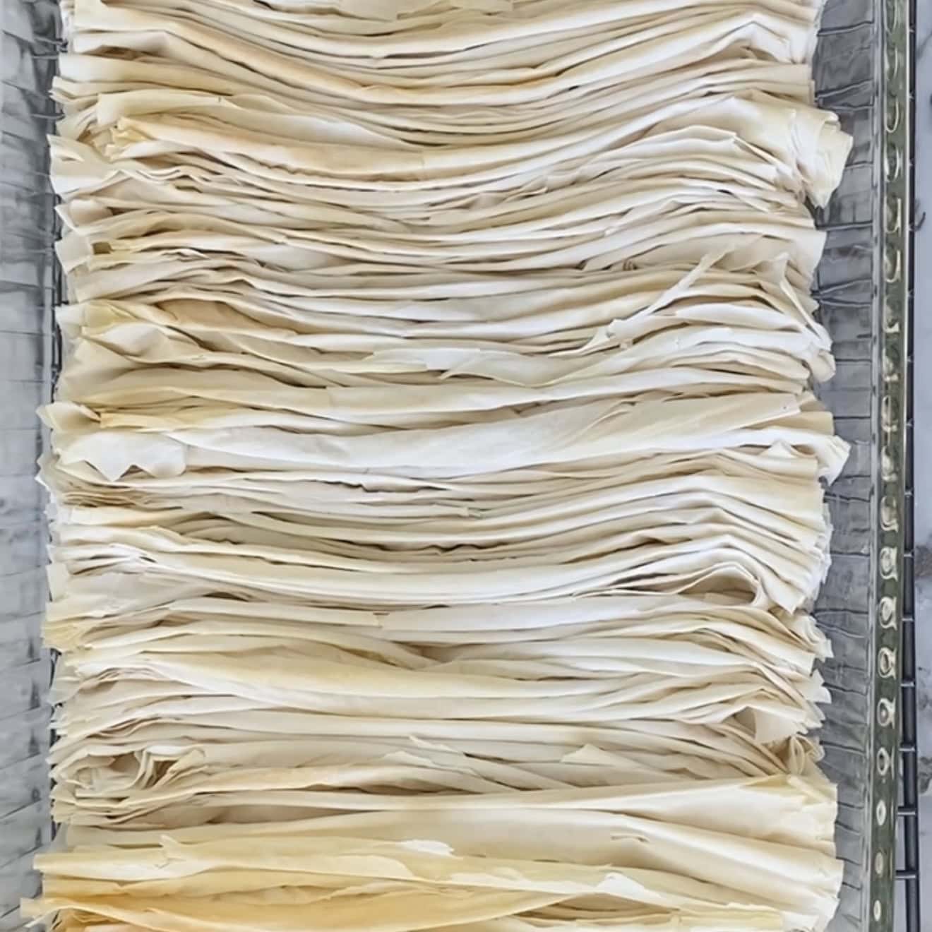 phyllo dough baked for 10 minutes.