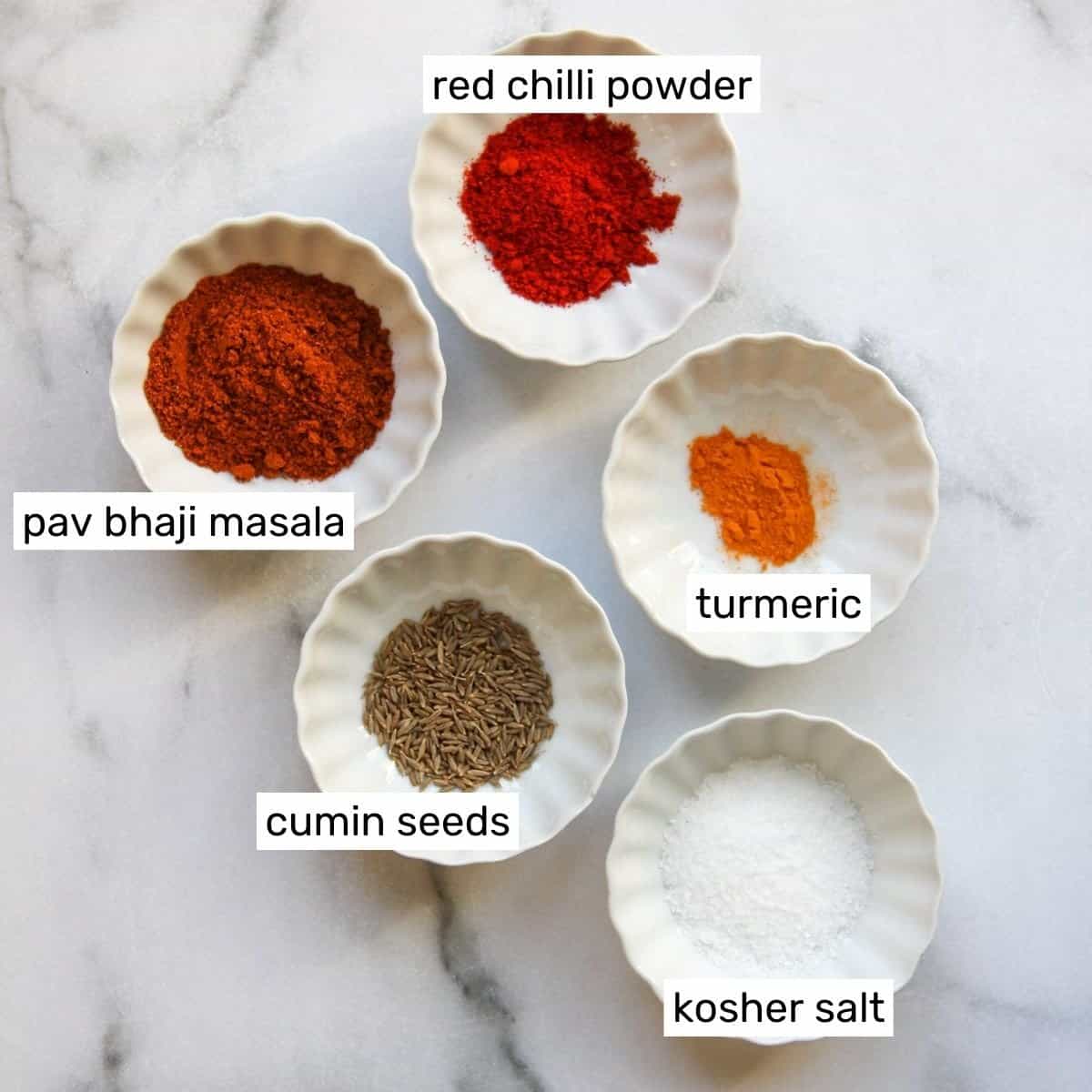 spices for pav bhaji khichdi 