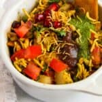 closeup photo of bhelpuri