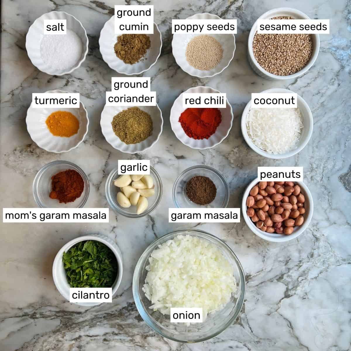 ingredients for maswadi spicy filling 