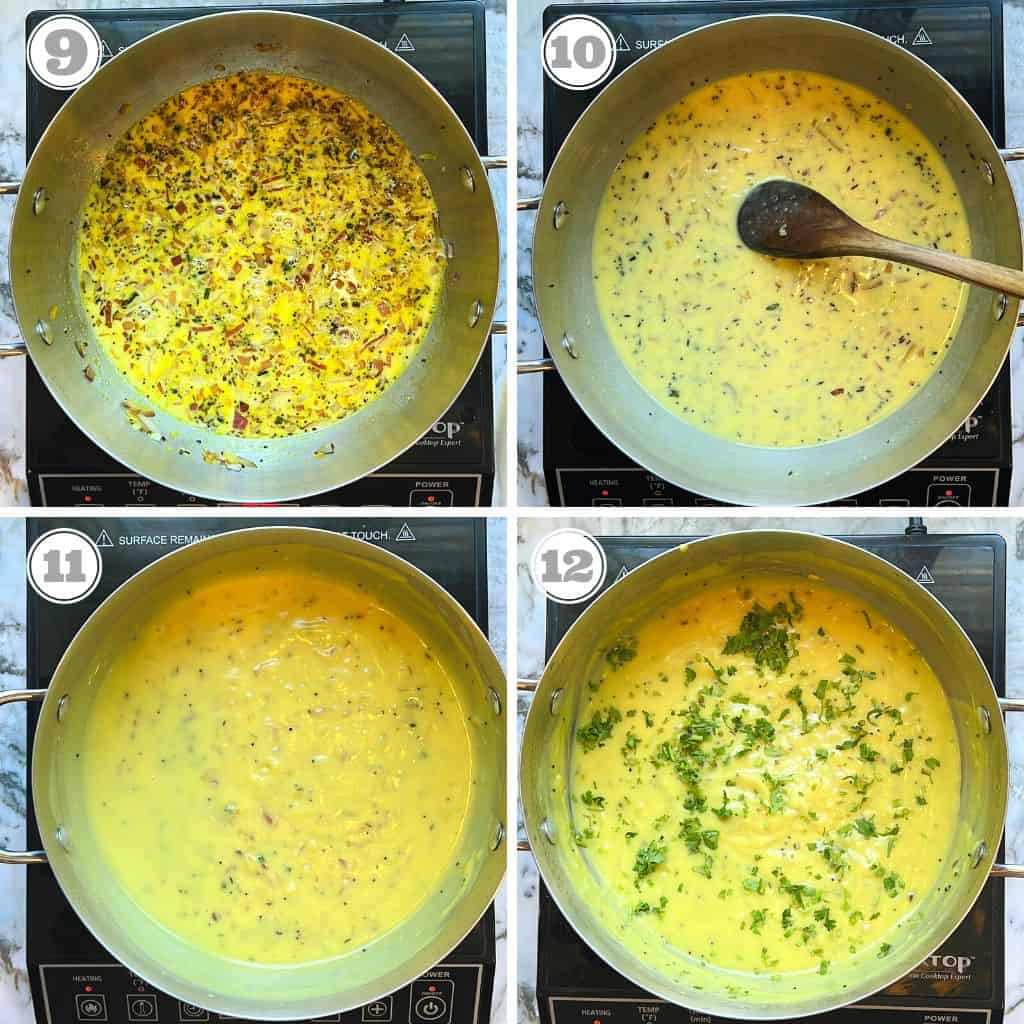 photos nine through twelve sowing how to cook pithala 
